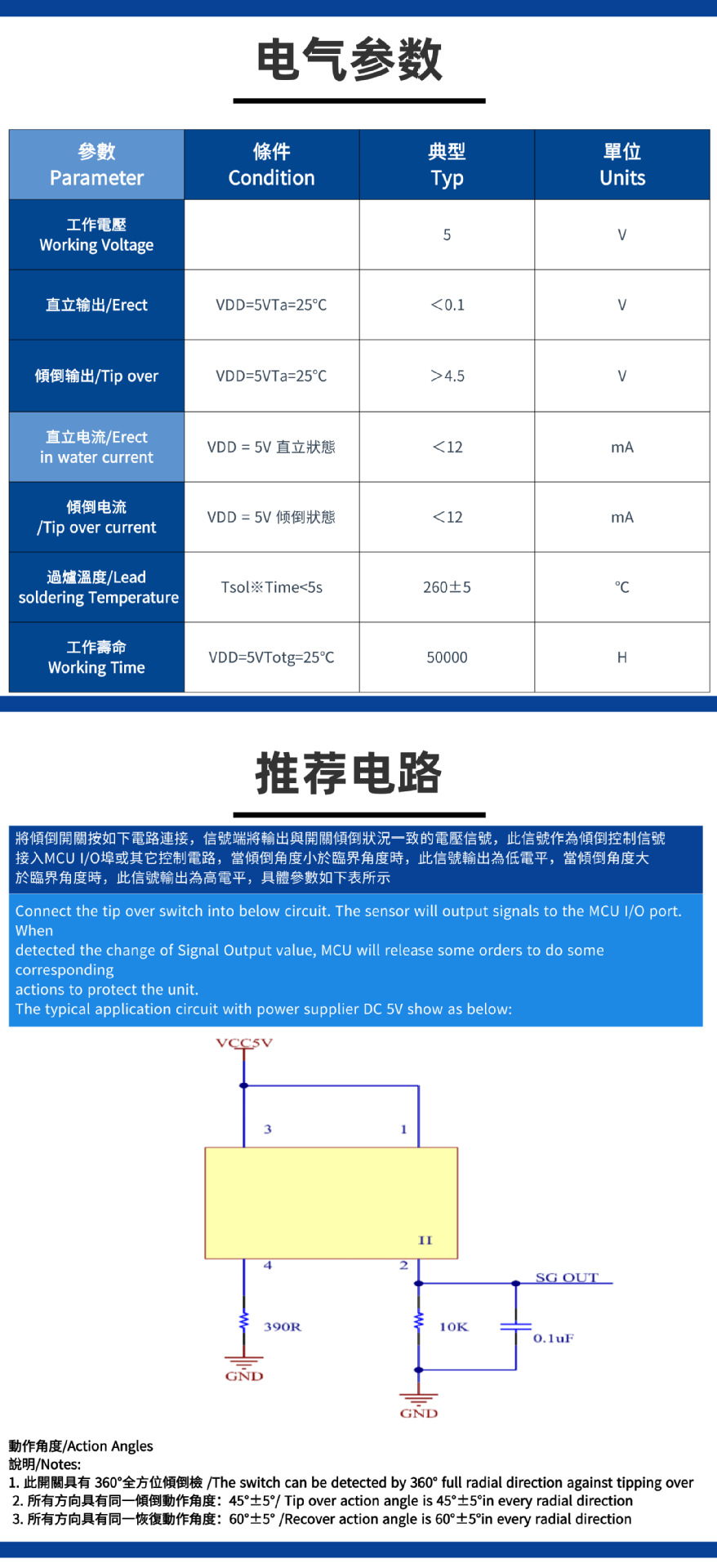 防傾倒開關A2TS-H